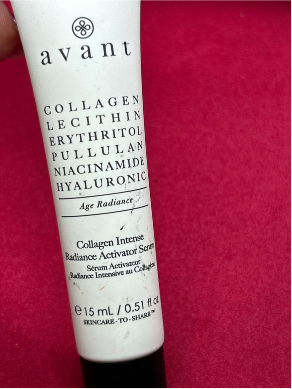 Avant Collagen Intense Radiance Activator Serum, One Size, White/Black